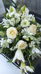 Funeral casket spray